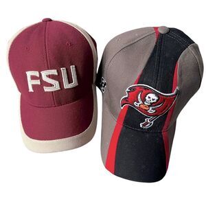 Bundle Caps FSU and Buccaneers Hats